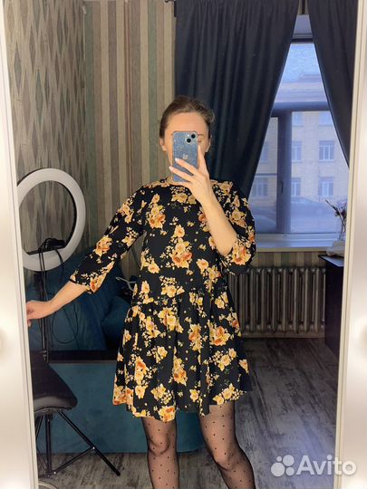 Комбинезон цветочный Зара