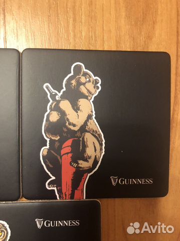 Набор костеров подставок под пиво Гиннесс