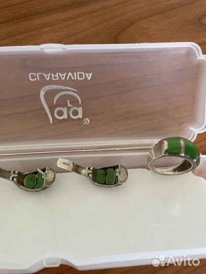 Комплект украшений из серебра