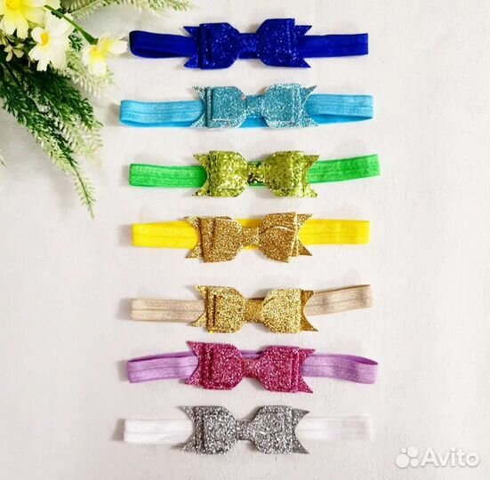 Повязочки на голову много расцветок