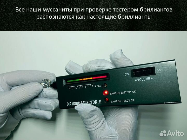 Кристально чистый муассанит Ашер 0,195-13,80 карат