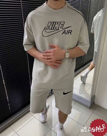 Спортивный костюм nike (футболка+шорты)