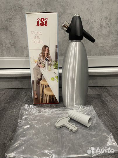 Сифон для газирования воды iSi металлический