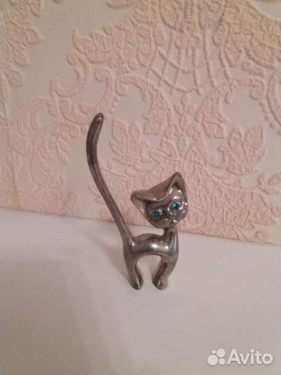 Статуэтка д/колец кошечка СССР