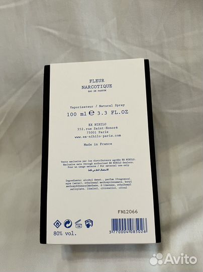 Ex nihilo fleur narcotique 100ml