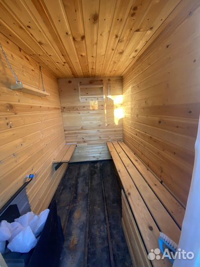 Баня на прицепе
