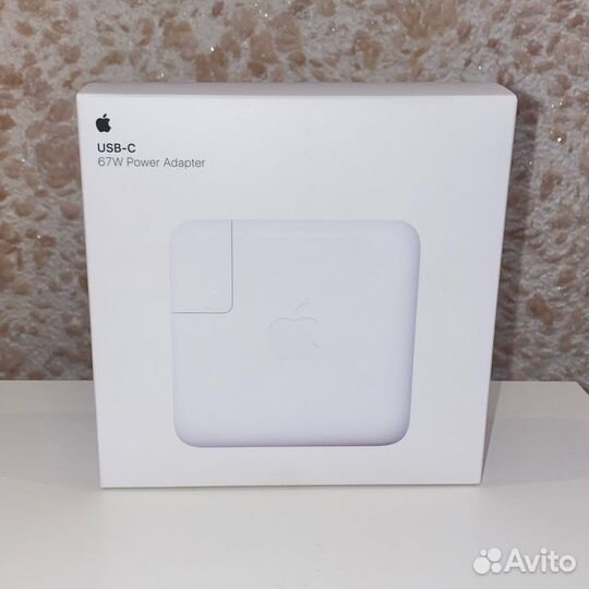 Адаптер питания Apple USB-C 67 Вт оригинал новый