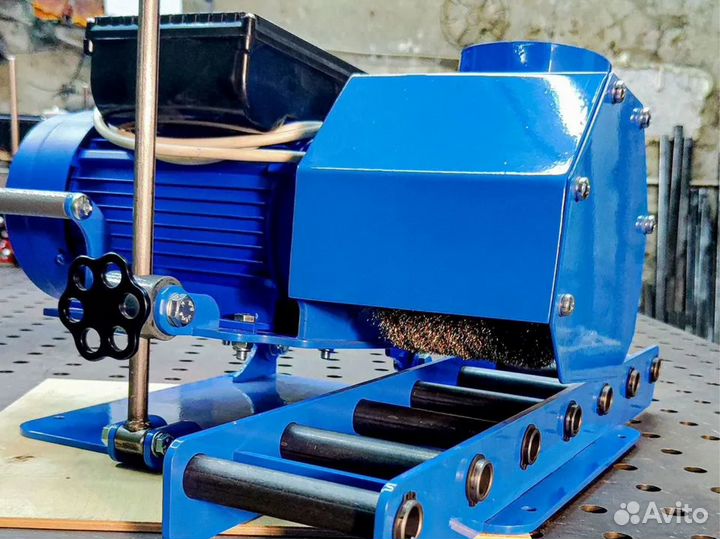Зачистной станок для труб до 100х100мм 220в 2.2кВт