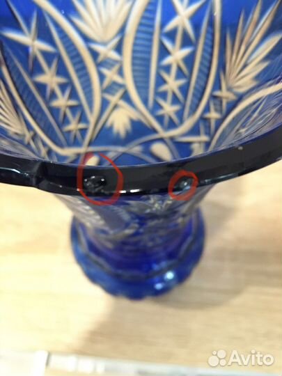 Хрустальная ваза времен СССР