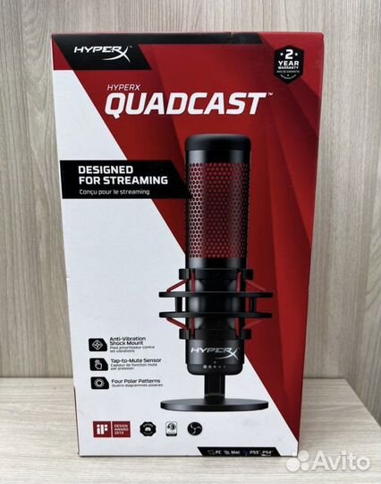 Новый микрофон HyperX QuadCast