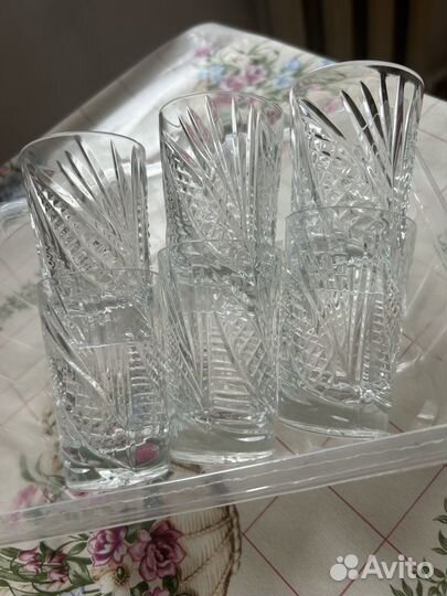 Хрустальные рюмки