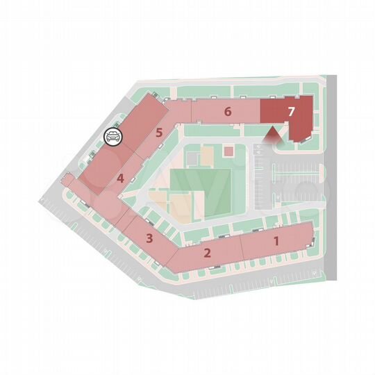 Квартира-студия, 24,2 м², 8/12 эт.