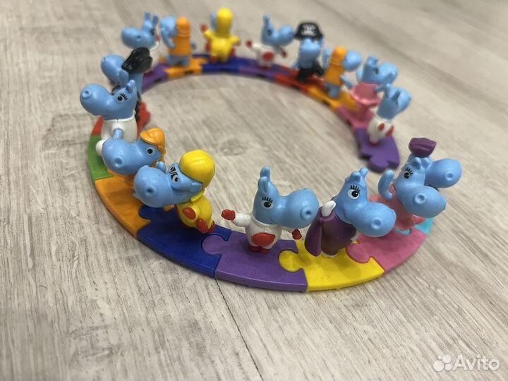 Полная коллекция бегемотиков из Киндер Сюрприза