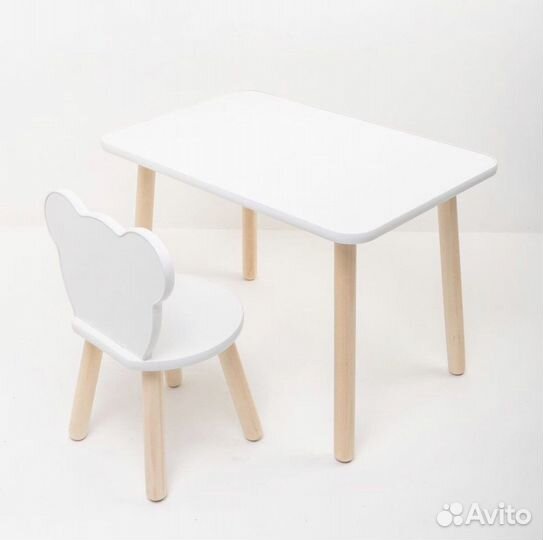 Детская мебель, стол и стул