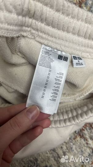 Костюм спортивный шорты свитшот uniqlo