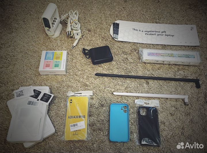 Комплектующие компьютера, микрофон, аксессуары