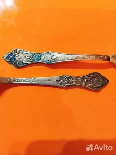 Набор столовых приборов СССР коф. и чайные ложки