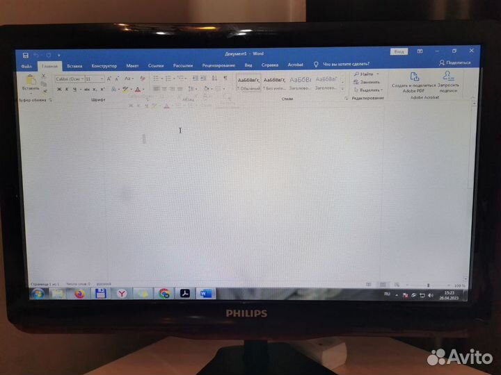 Монитор Philips 22 дюйма