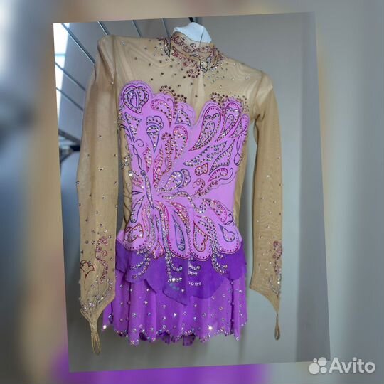 Платье Костюм для фигурного катания 110 116