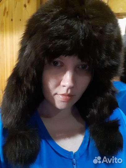 Новая женская зимняя шапка-ушанка