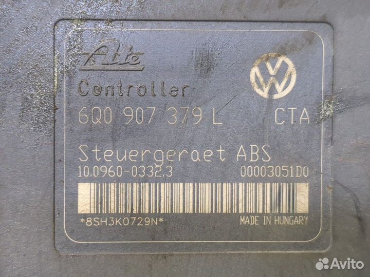 Блок абс, насос Volkswagen Polo, 2004