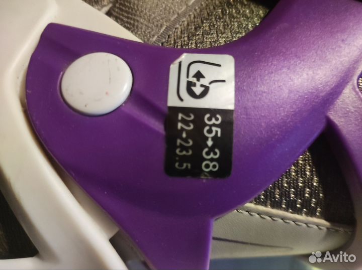 Коньки раздвижные 35-38