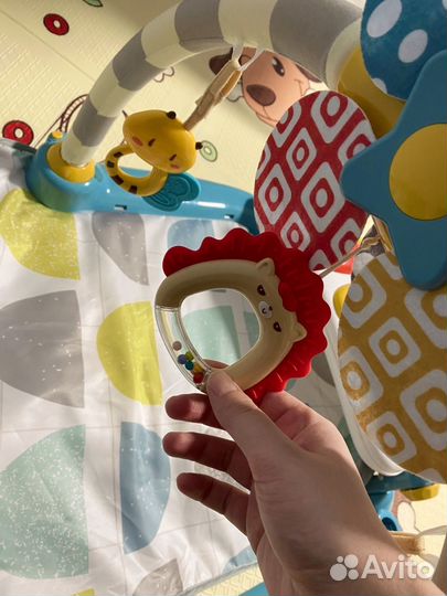 Развивающий музыкальный коврик с пианино