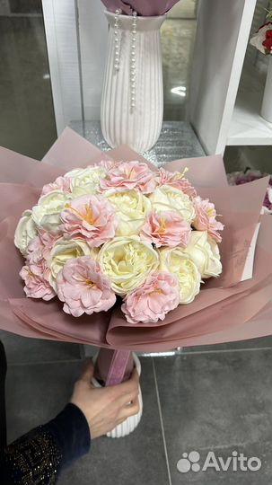 Букеты из мыльных цветов