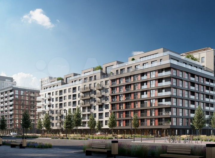 2-к. квартира, 76 м², 5/17 эт.