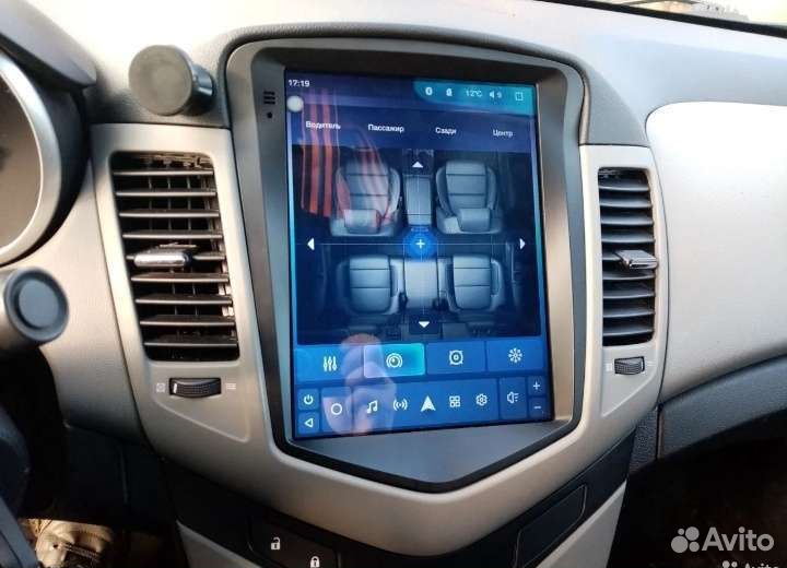 Магнитола Тесла Android Chevrolet Cruze кредит