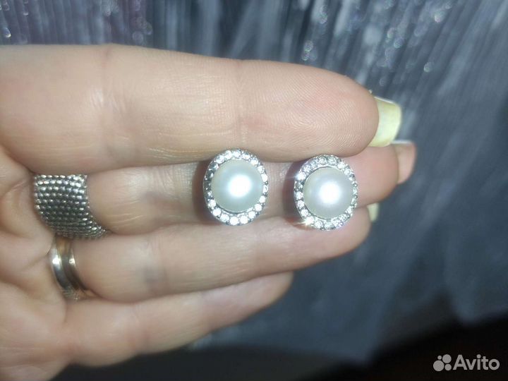 Серебряные серьги