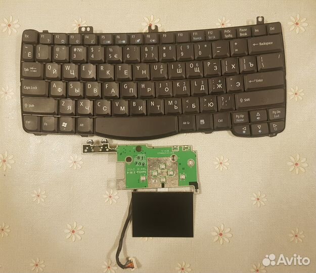 Клавиатура и тачпад для ноутбука Acer Ferrari 3400