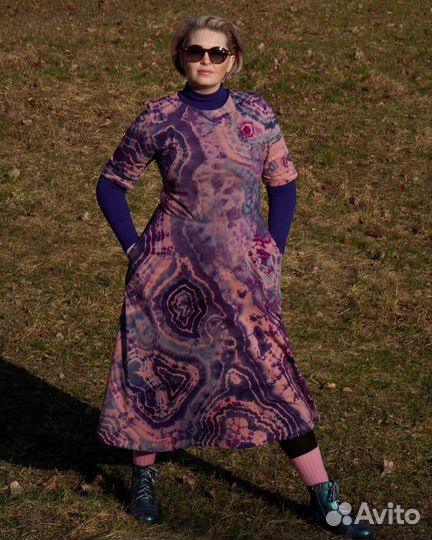 Платье женское летнее хлопок с карманами