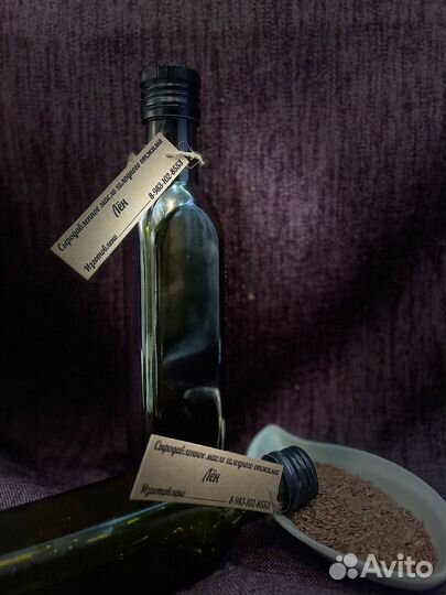 Льняное масло