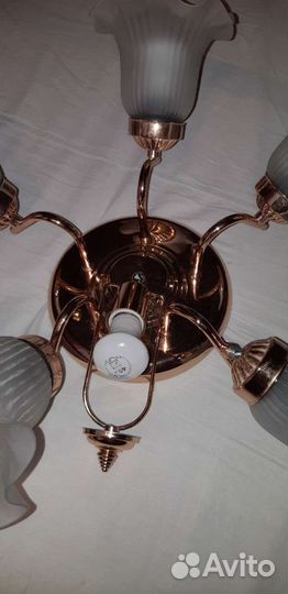 Люстра 5 плафонов