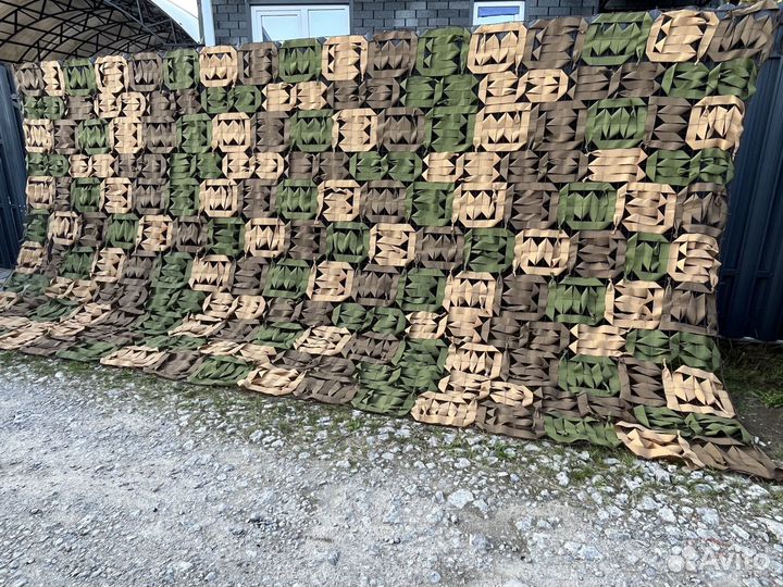 Маскировочная сетка степь 3/6м вариант 2