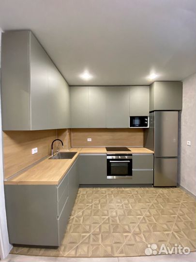 Прямая кухня на заказ. Фабрика в Челябинске