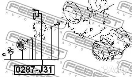 Ролик натяжной ремня кондиционера
