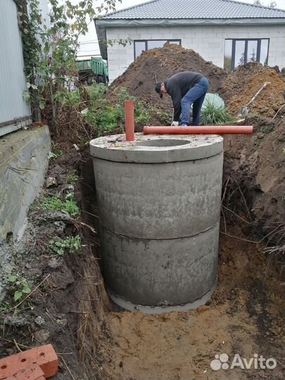 Септик Канализация Водопровод Земляные работы