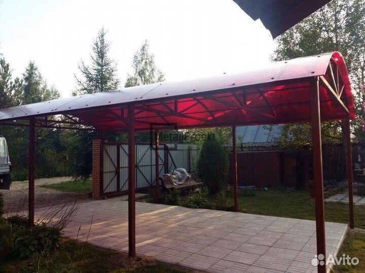 Навесы для автомобиля. Автонавес. Козырьки навесы