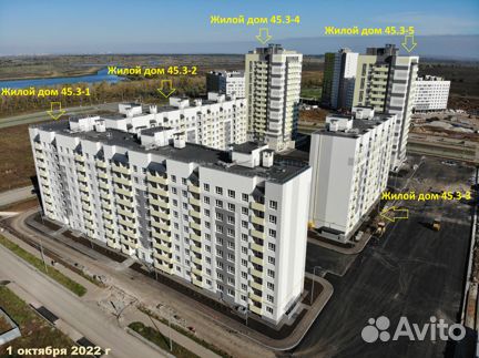 Ход строительства Мкр. «Южный город» 4 квартал 2022