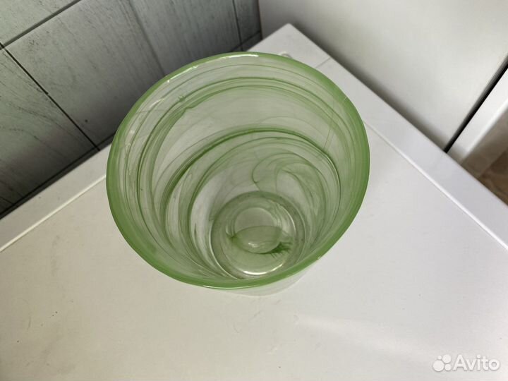 Цветочный горшок стеклянный