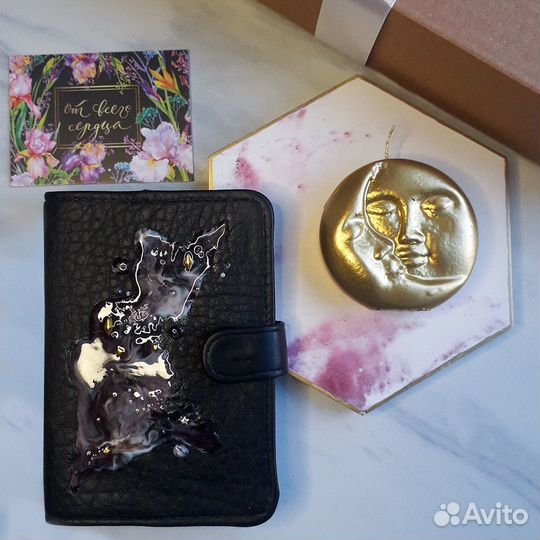 Подарочный набор с обложкой на паспорт