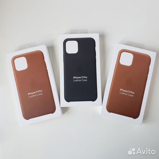 Кожаный чехол для Apple iPhone 11 Pro