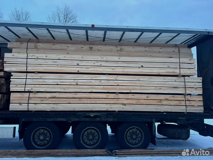 Брус обрезной 100х200х6000мм