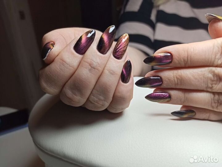 Маникюр+шеллак, наращивание ногтей