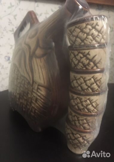 Винный набор новый, керамика