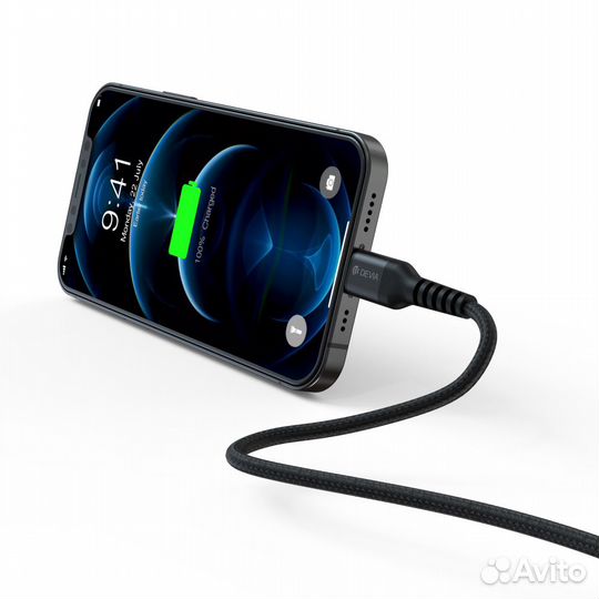 Кабель Devia Gracious PD Cable For Lightning - Bla