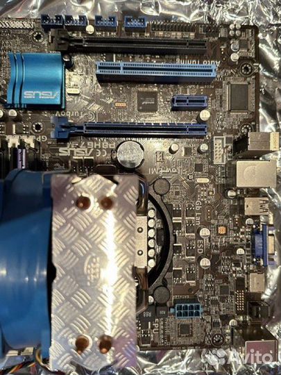 Intel core i7 2600 + материнская плата asus