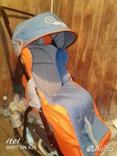 Коляска-санки скользяшки